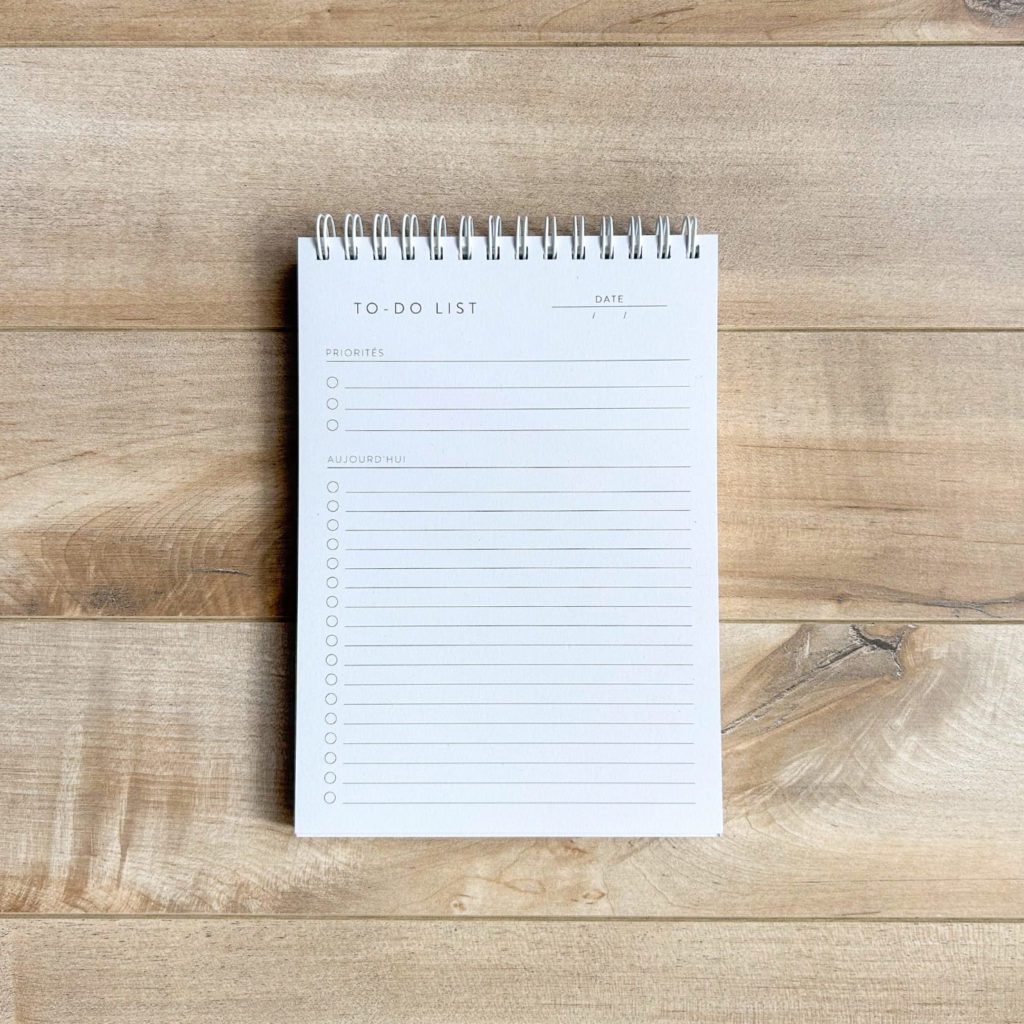 to-do list éco-responsable non datée Ollo