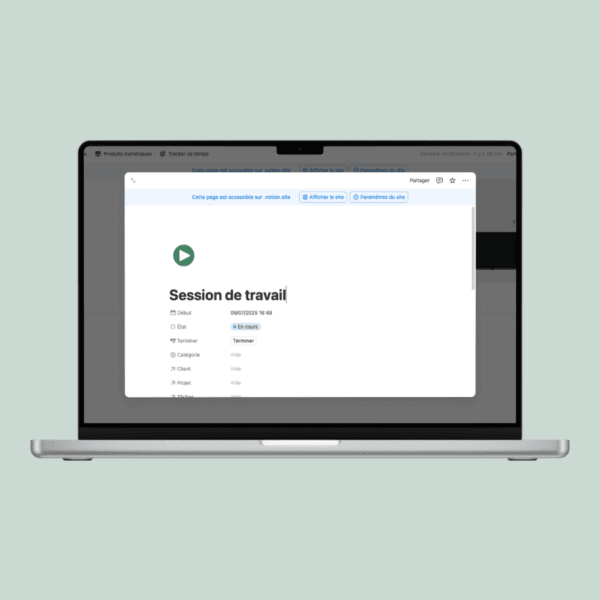 Template Notion Time Tracker – Image 3