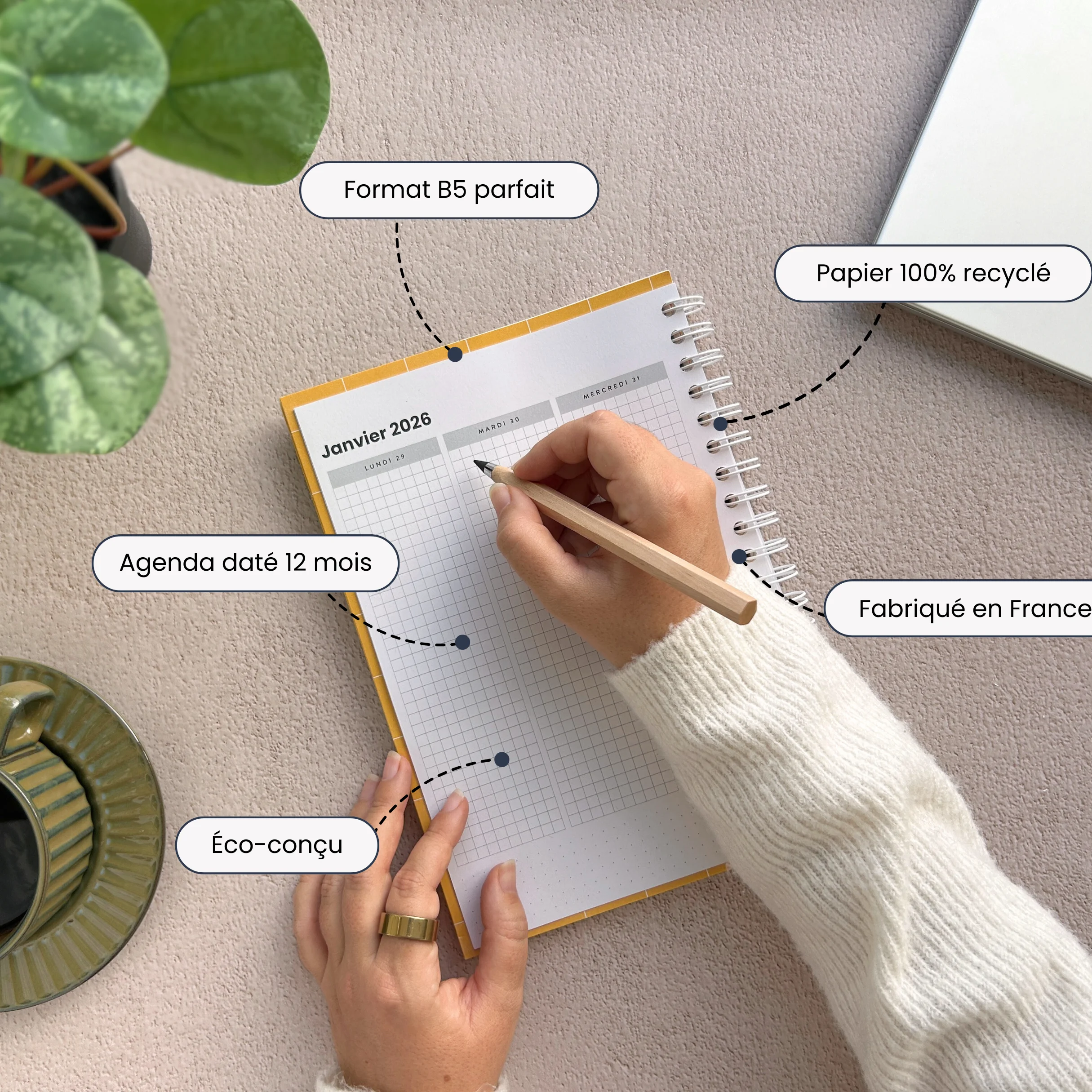 agenda 2026 éco-responsable orange