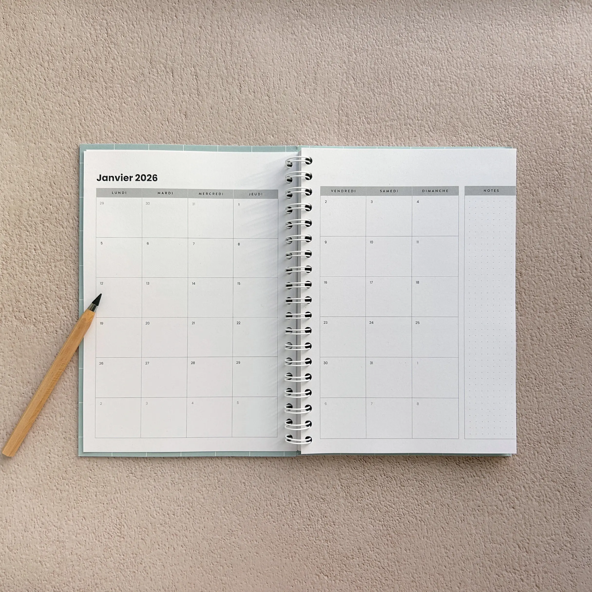 agenda 2026 éco-responsable vert