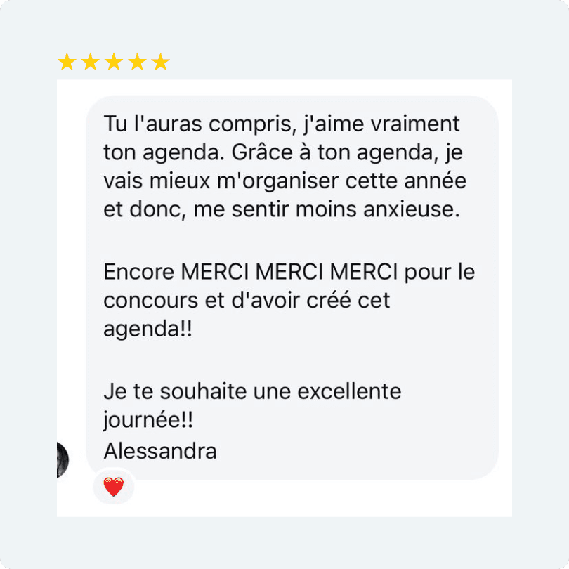 avis agenda Ollo Papeterie